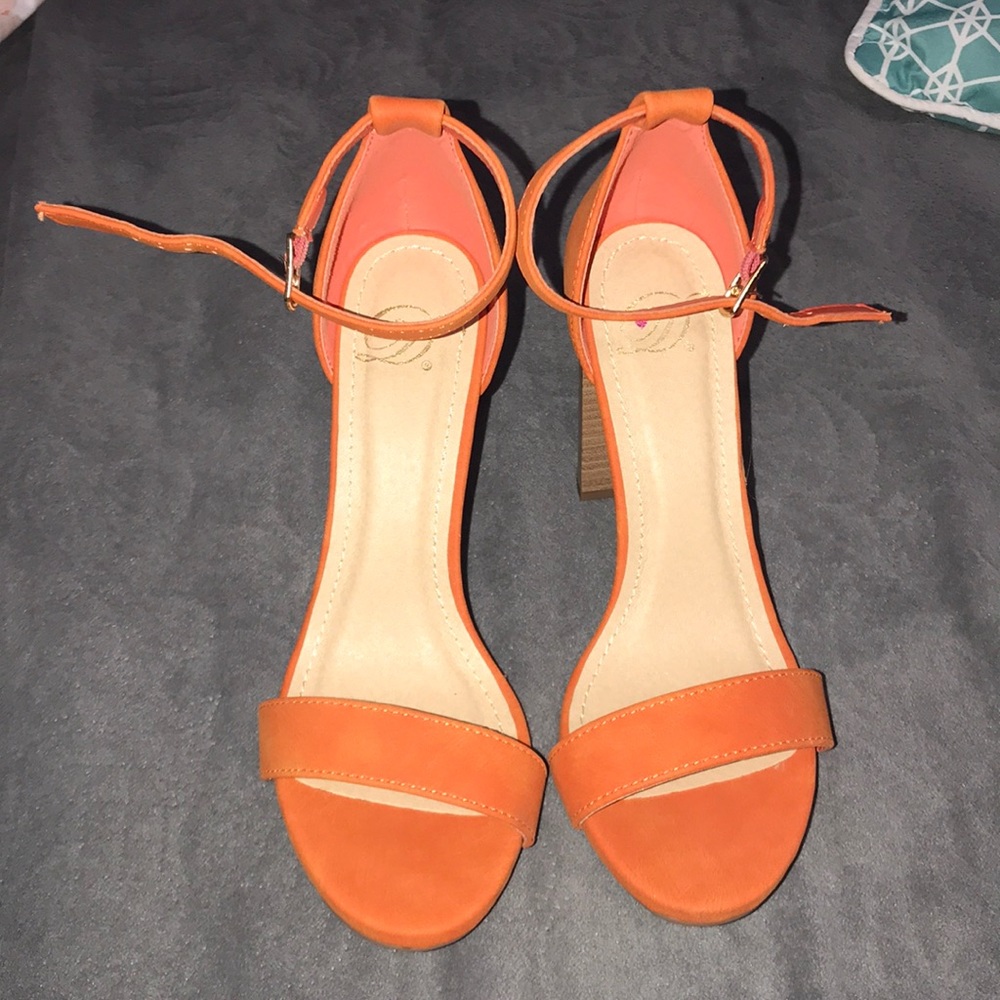Orange heels
